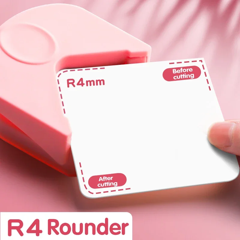 1/2 Pcs Card Rounded Cutter Corner Rounder Paper Portable Hole Trimmer Angle Border Punch Photo Scrapbook Office Craft HandTool