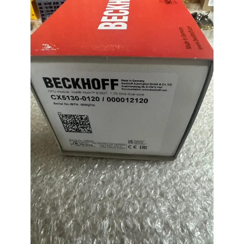 Brand new BECKHOFF CX5130-0120, featuring an  E3827 1.75GHz dual-core processor—inquiries welcome.