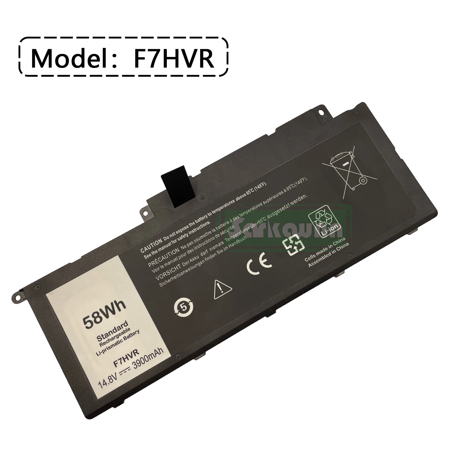 SARKAWNN laptop battery f7hvr Dell Inspiron 17 7737 15 7537 Series