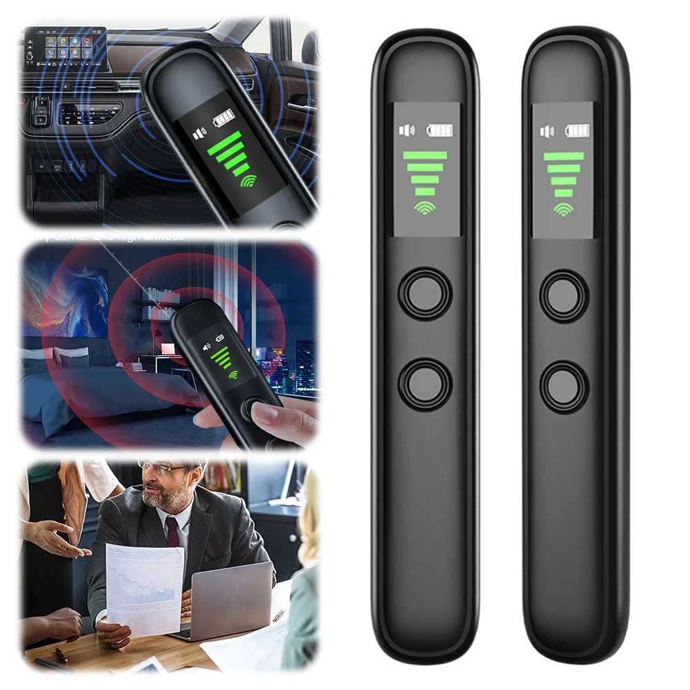 Car GPS Tracker Finder 4 Levels Sensitivity Bug Detector Anti-Positioning Wireless Camera Detectors for Hotels Travel Office Car