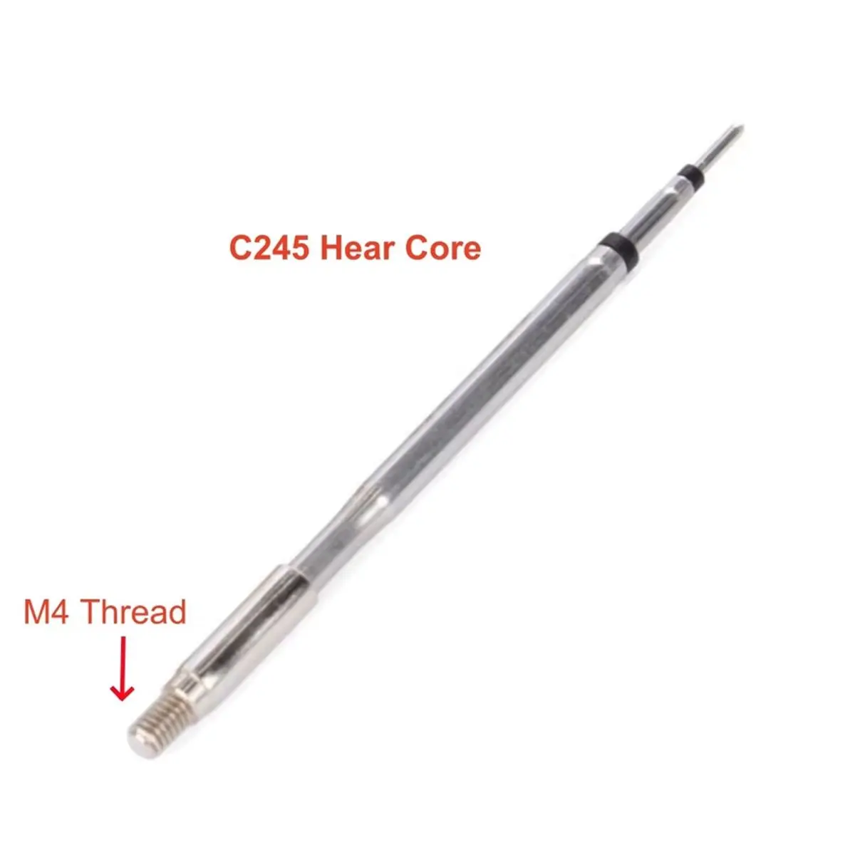 2026 New C245 Soldering Iron Tip Hot Melt Nuts Heat Insert Nut Adaptor Tips Embedded Insertion Indenter M2-M8 Indenter Adaptors