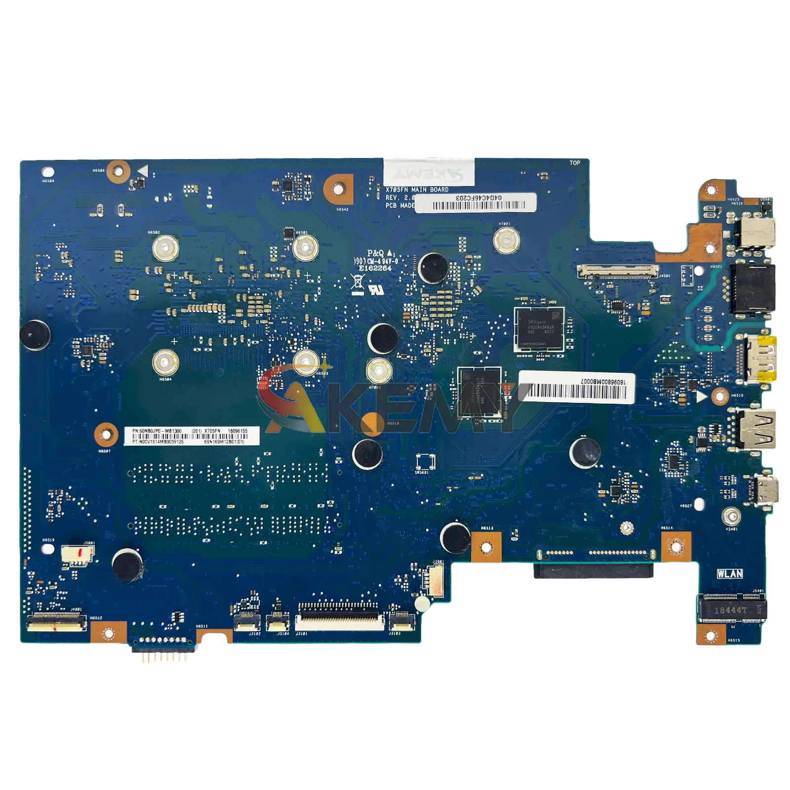 X705FN Laptop Motherboard For ASUS VivoBook X705F M705F X705FN N705F Notebook Mainboard With I3 I5 I7 CPU tests OK fast shipping