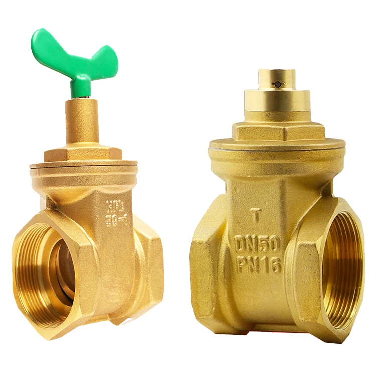 TF ASME DN50 Brass Internal Thread Gate Valve Manual Turbine Socket Welding Gate Valve Brass Since Seal Gate Valve For Water