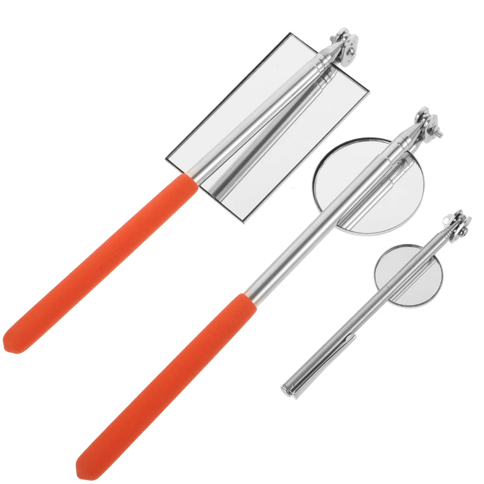 

3Pcs Telescoping Inspection Mirror Flexible Extendable Handy Tool for Car Mechanic Auto Vehicle Repair Inspection Mirror