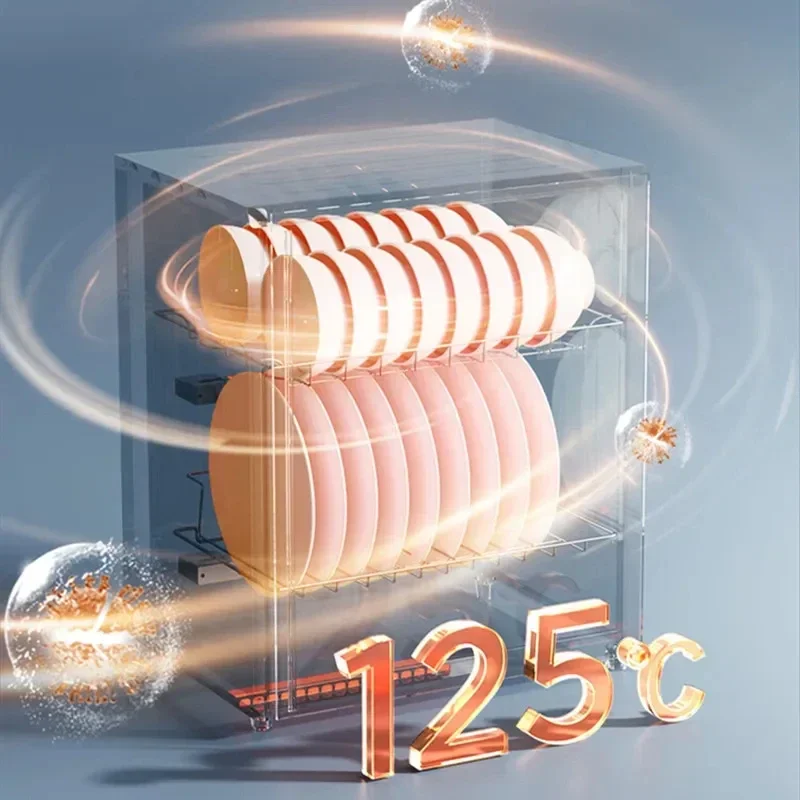 ميديا-أدوات المائدة المطبخ تطهير خزانة ، ارتفاع درجة الحرارة تطهير خزانة ، آلة التجفيف ، 77L