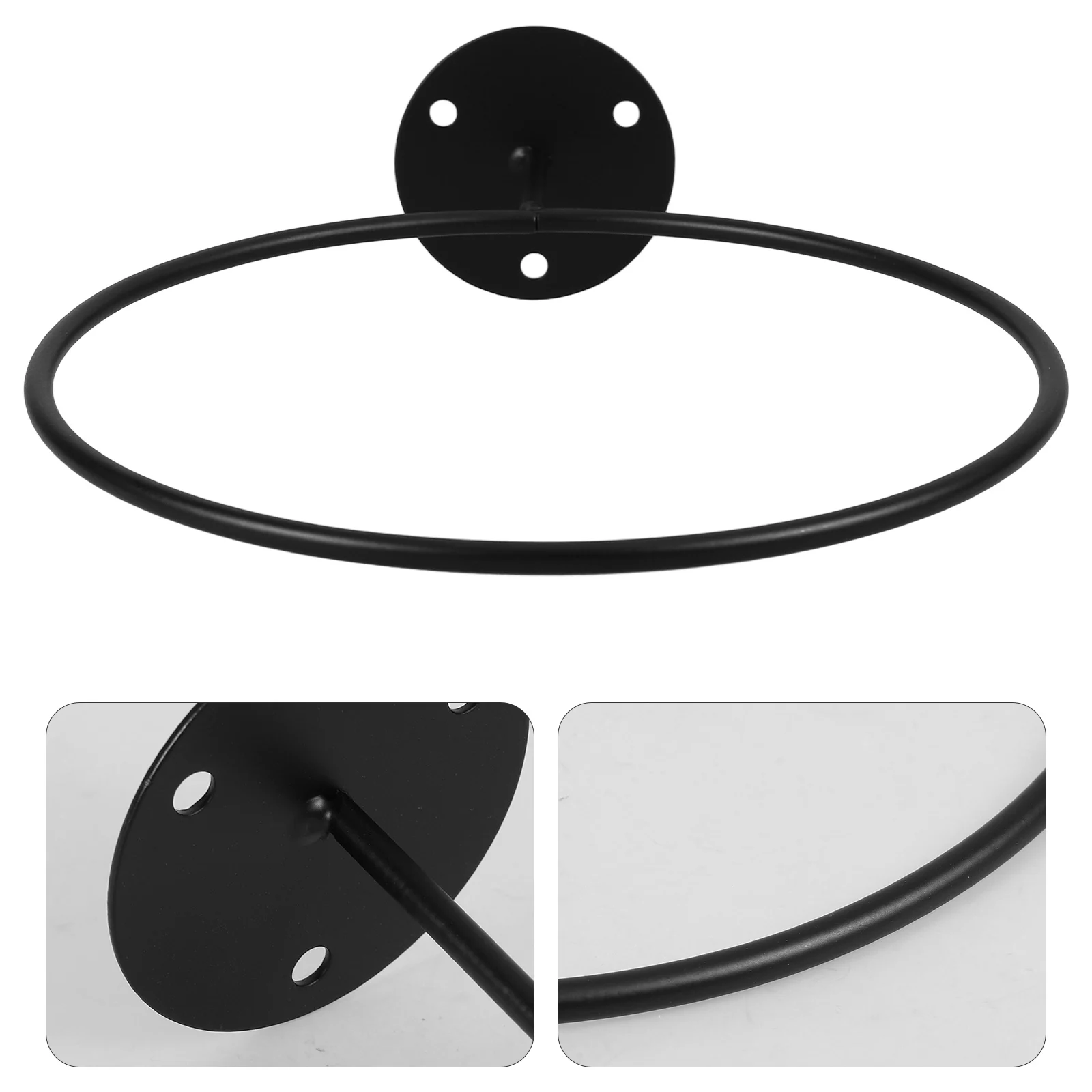 

3pcs Ball Rack Storage Display Stand Basketball Football Holder Iron Material Strong Durable Corrosion Resistant Wall Mount