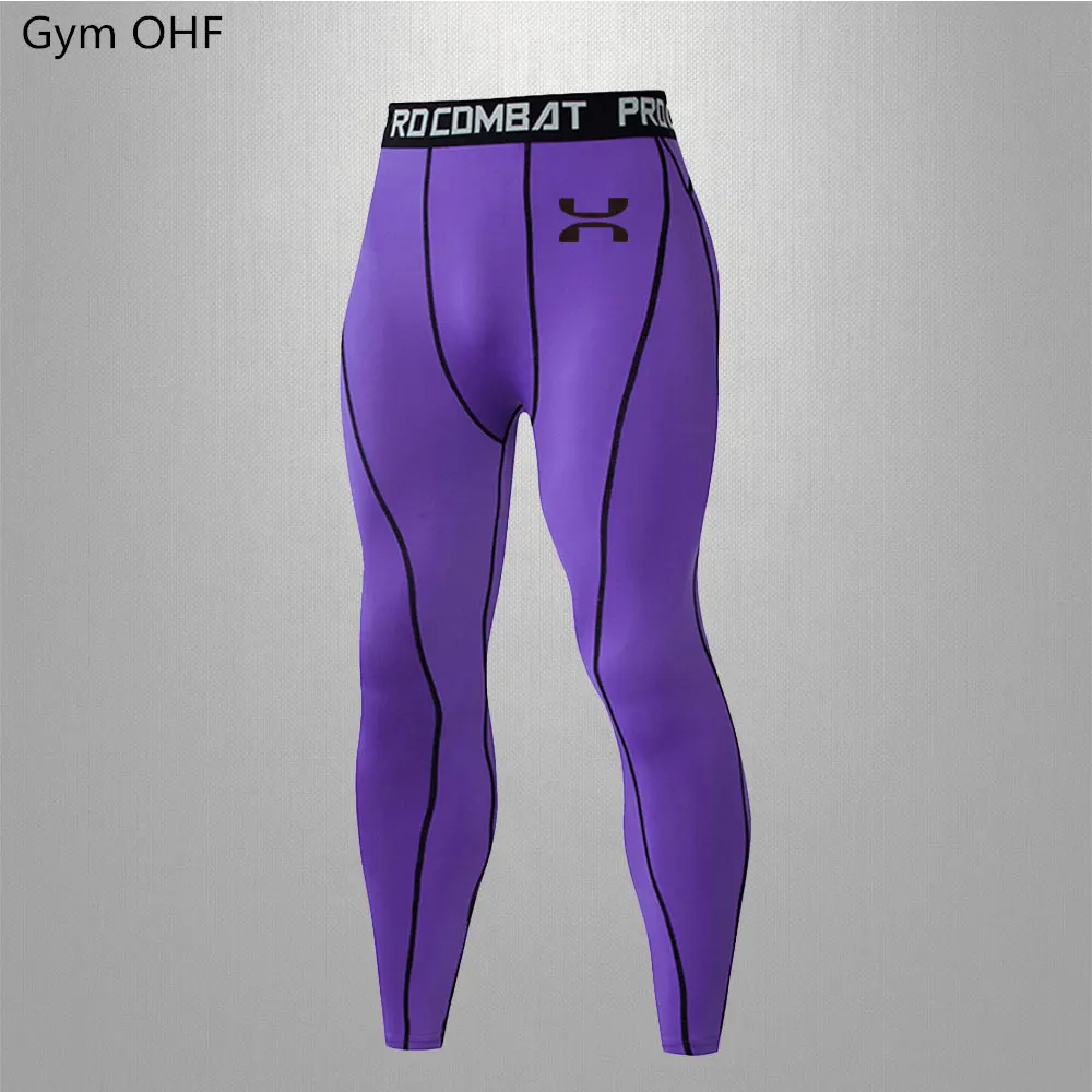 Men\'s Compression Pants Sports Running Tights Basketball Gym Bodybuilding Jogging Skinny Exercise Leggings Trousers Men