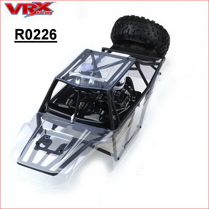 VRX/Ruizhihao RH1043/1045 دعامة لف تجميع جسم شاحنة الصحراء، دمية محاكاة، إطار احتياطي