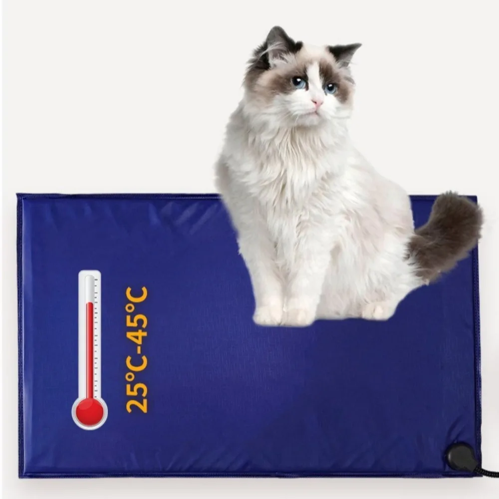 Pet PVC Heating Blanket 25°C-45°C Waterproof Cats and Dogs Heating Pad Auto Shutdown Bite Proof Dog Supplies Products