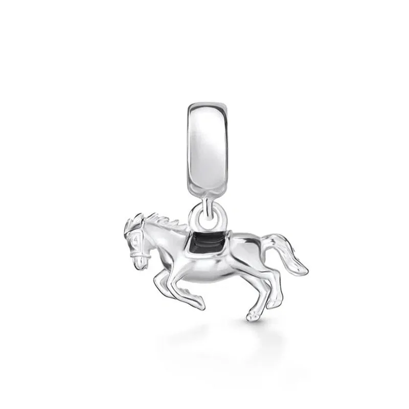 2026 925 Silver New Animal Charms Camel Camel Penguin Horse Pendant Bead Fit Original Bracelet DIY Jewelry Gift