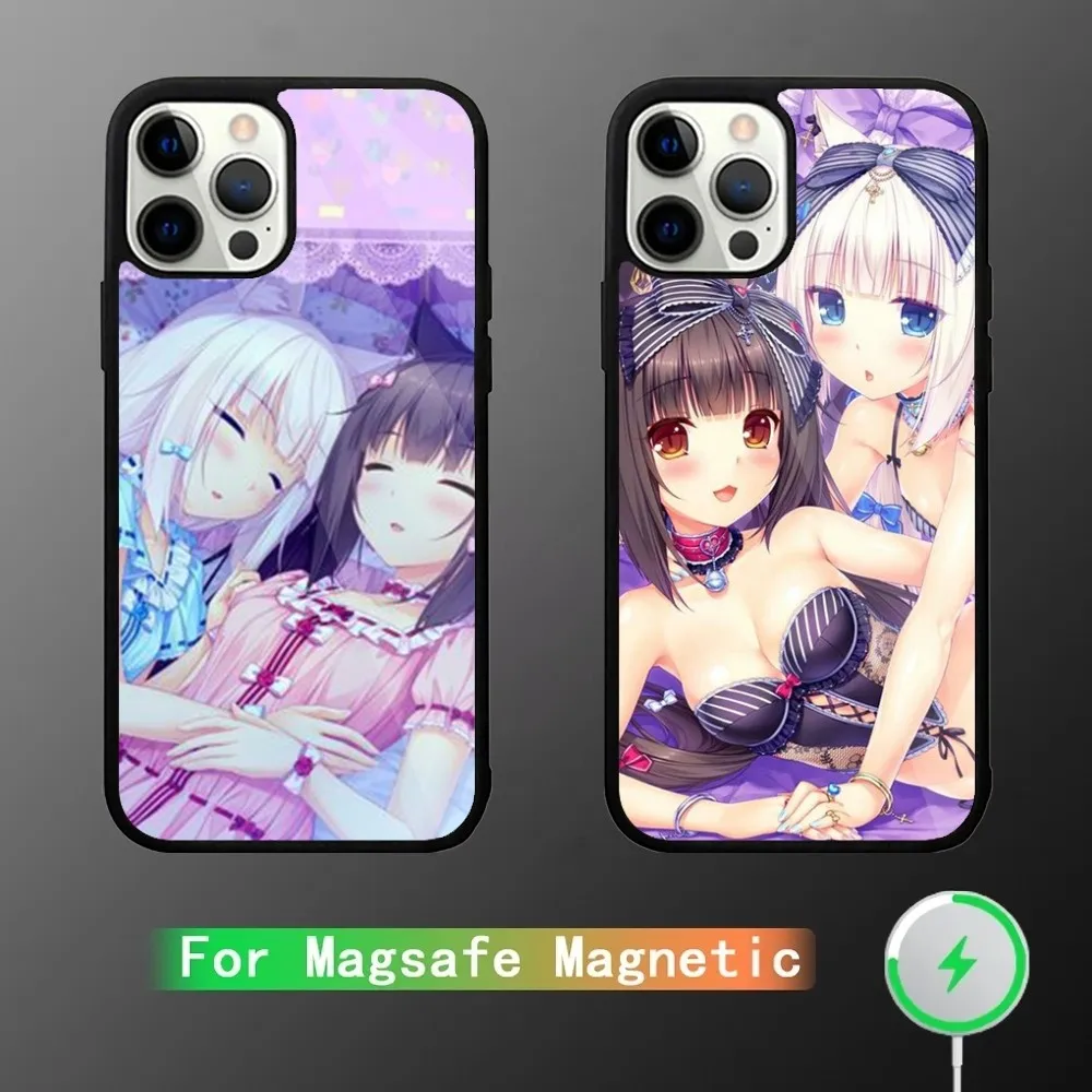 

Nekopara Anime Game Phone Case For iPhone 15,14,13,12,11,Plus,Pro,Max Mini Magsafe Magnetic Wireless Charging