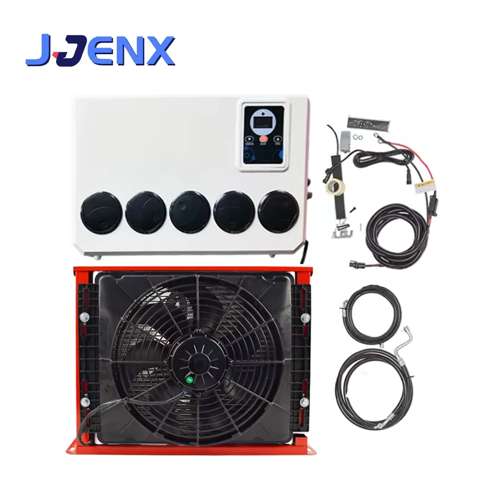 Best price 12v 24v Box mounted parking air conditioning split air conditioner parking cooler for truck Universal car camper