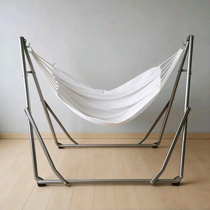 Breathable Mesh Hammock Chair Indoor Outdoor Hanging Swing Seat Double Anti-ollover Mosquito Proof Hammock for Bedroom Courtyard