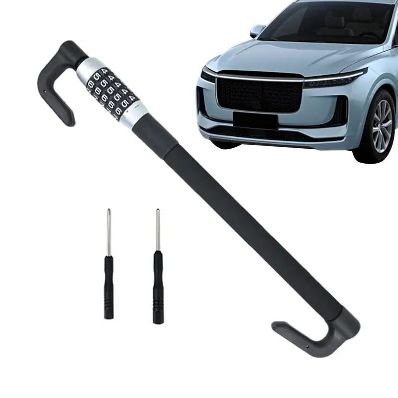 

Steering Wheel Lock Adjustable Combination Code Car Anti-Theft Lock Car Pedal Locks Keyless Password Car Security Device Fits