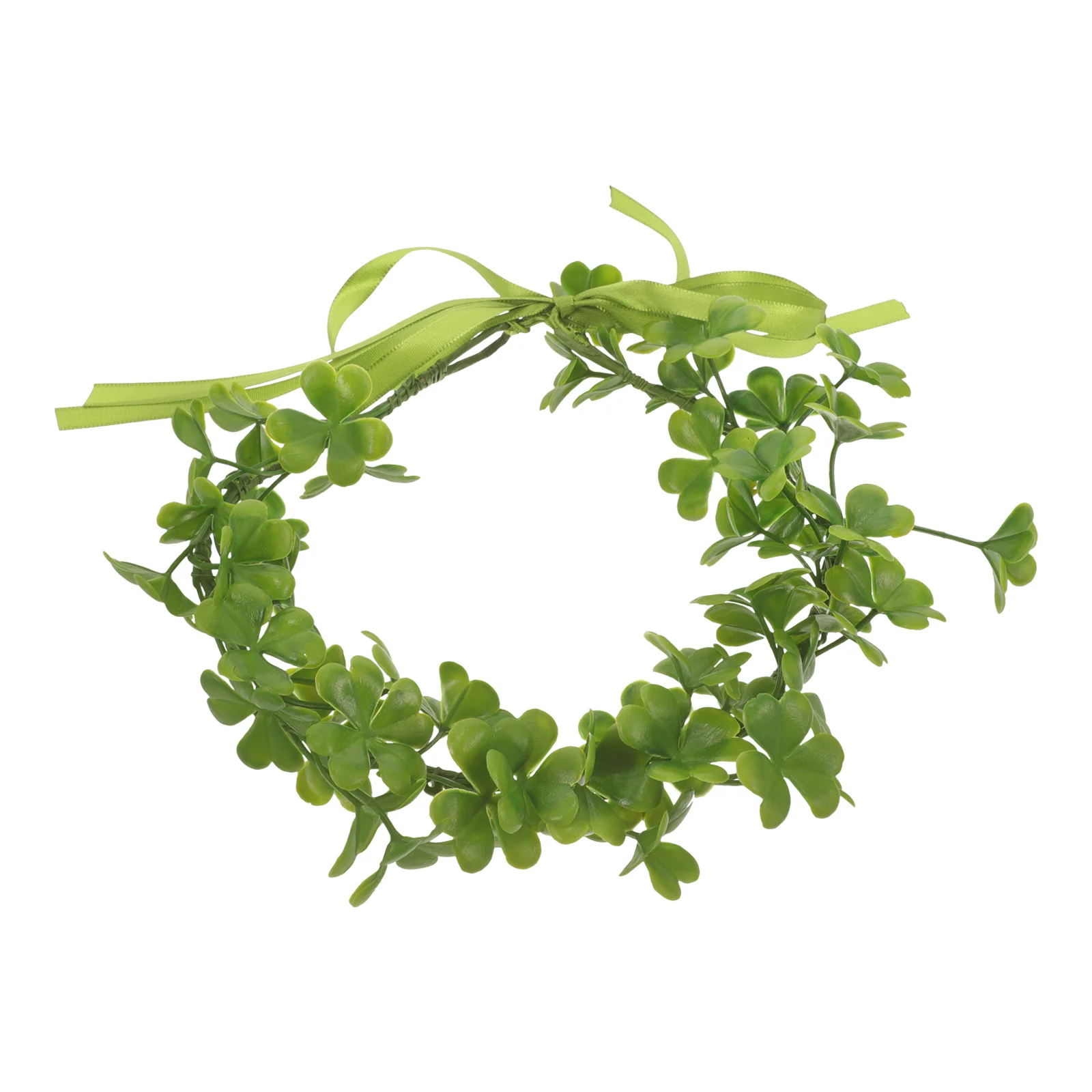 

Green Shamrock Headband Saint Patricks Day Crown Party Wedding Festival Hair Wreath Accessory Saint Patricks Day Headband