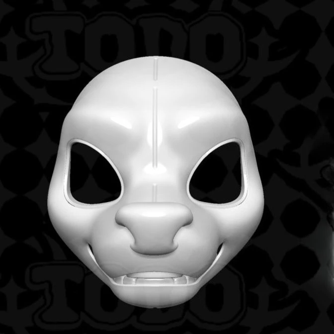 American Stlye Base Mask Cattle Skull PETG Material 3D Printing Skull Furry COS Accessories DIY Props