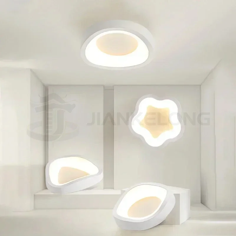 Nordic LED Ceiling Lamp For Living Dining Room Bedroom Aisle Cloakroom Balcony Ceiling Chandelier Indoor Decor Lighting Fixtures