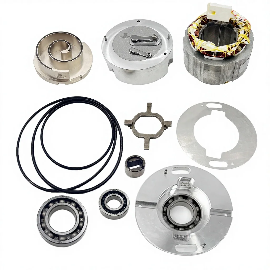 New Energy Vehicles Air Conditioning Compressor Parts & Repair Kit Suit for Yutong Bus Haili HL34CC Replacement/Repair