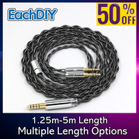 99% Pure Silver Palladium Graphene Floating Gold Cable For Hifiman Sundara Ananda HE1000se V2 HE6se he400se Arya He-35x LN008339