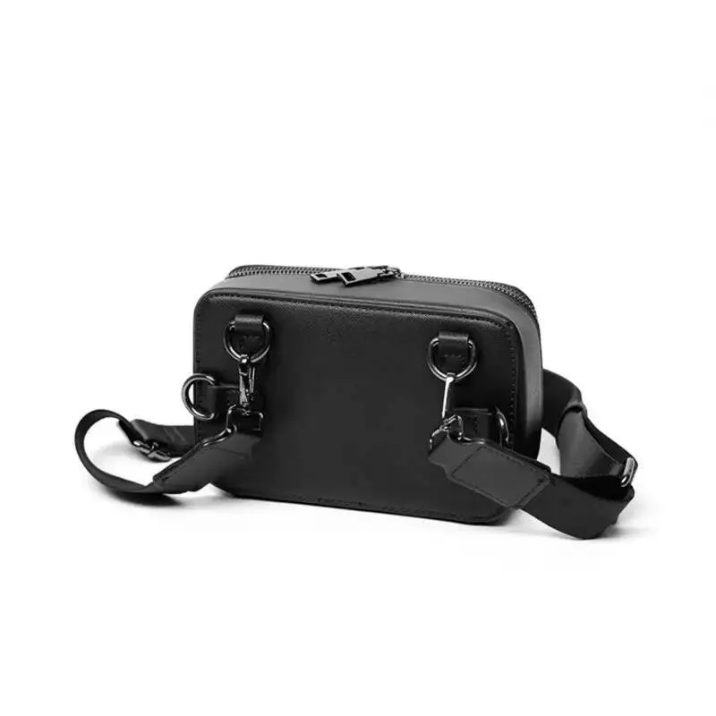 OUIO Universal Phone Bag Minimalist Pu Leather Saffiano Luxury Design Mini Key Miscellaneous Crossbody Phone Bag Fashion view 2