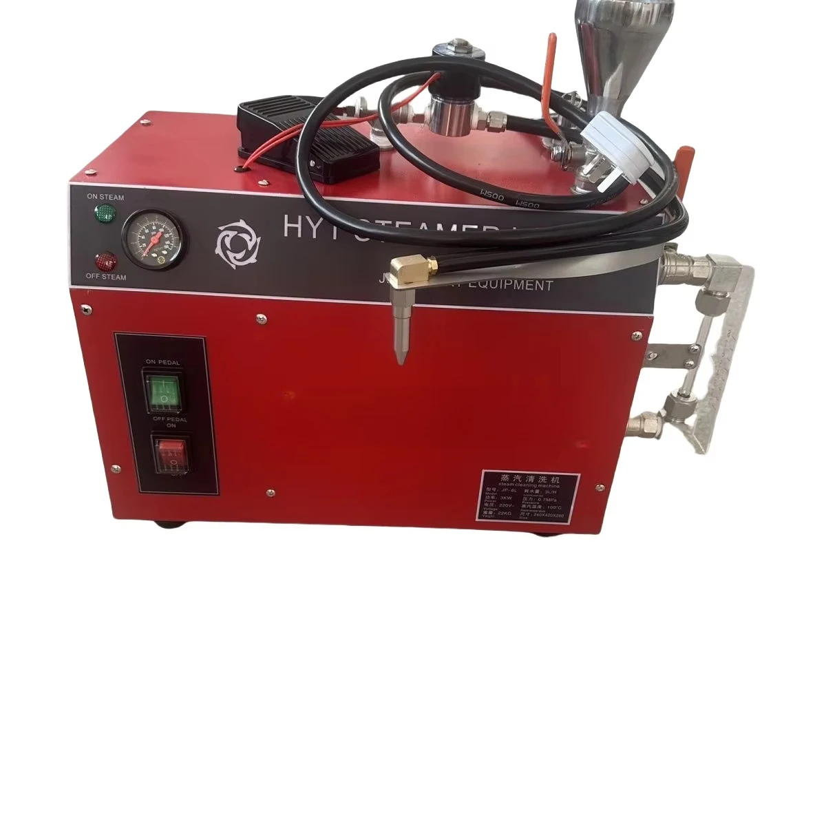 

Quality Guaranteed Jp-6l Steam Engine 220v 3000w Red Color Jewelry Steamer Cleaning Machine