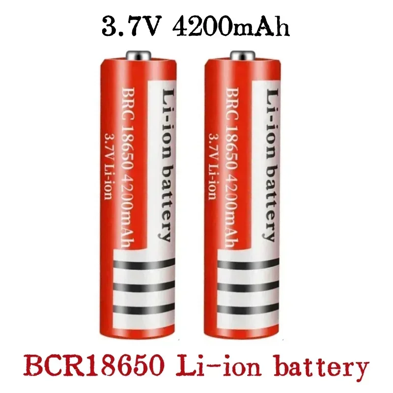 Rechargeable lithium ion battery suitable for shavers and screwdrivers, 18650, 18650, 3.7V, 4200mAh