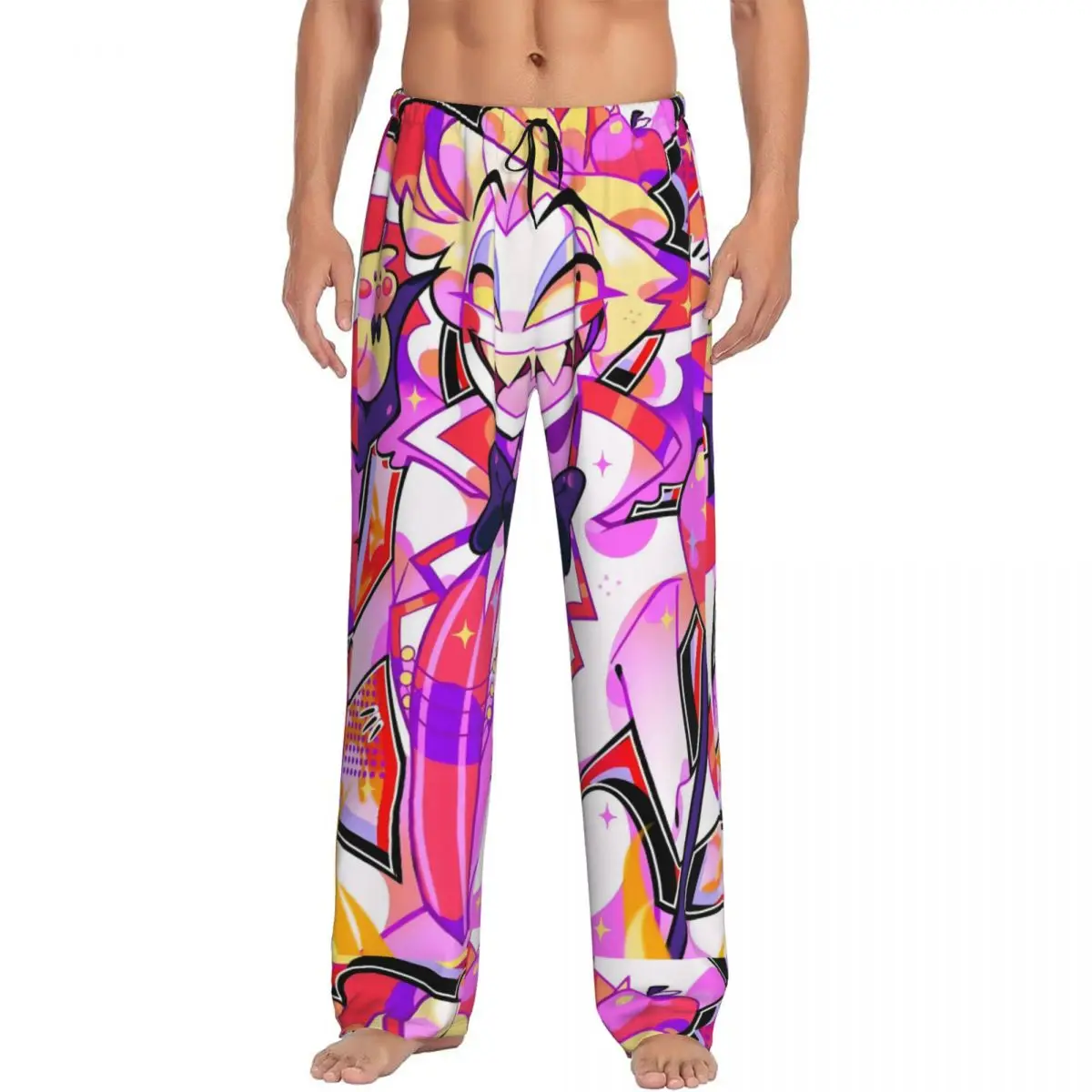 

Мужские пижамные штаны с принтом на заказ, штаны для сна в стиле аниме, одежда для сна с карманами