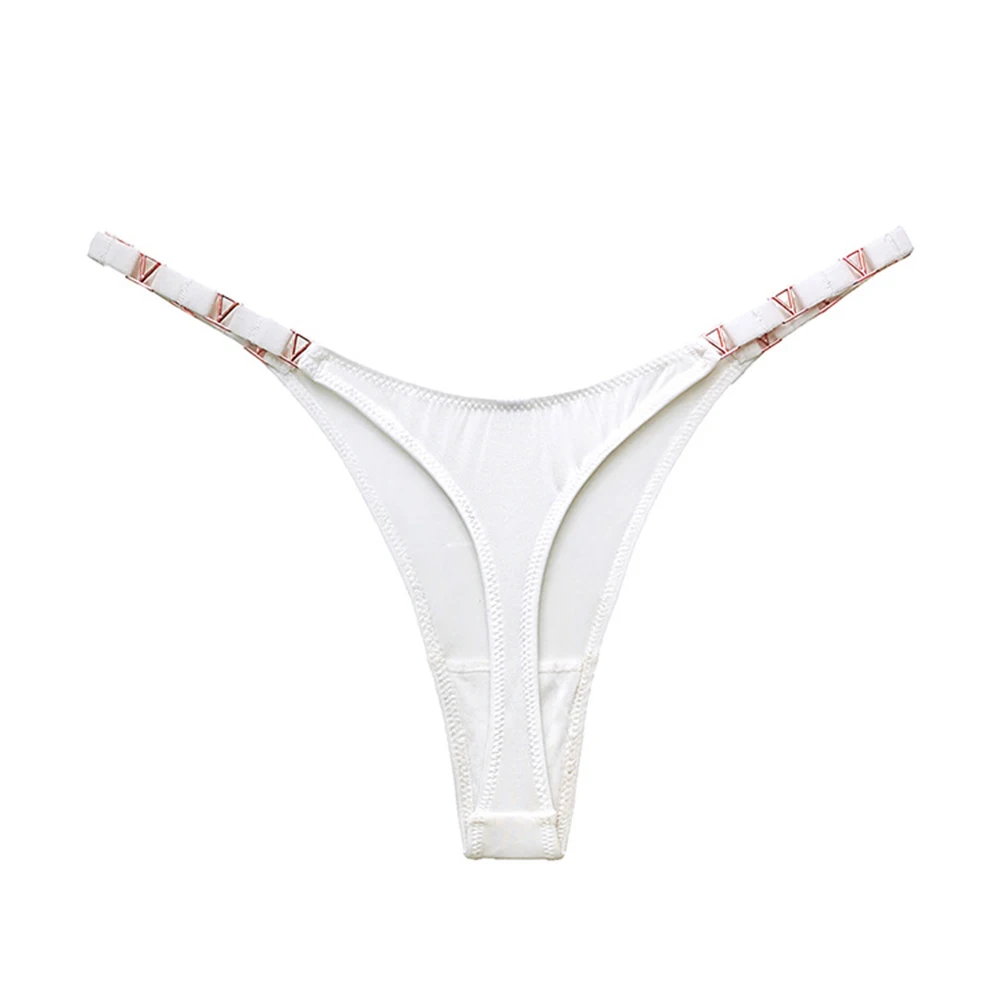 Damen Sexy High Cut Gstring Tangas Tback Unterwäsche Höschen, atmungsaktive Dessous Nachtwäsche, M XL Größen, Nylongewebe