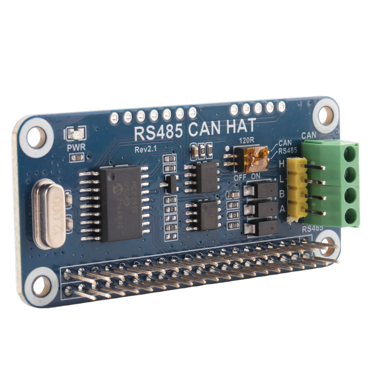 New Waveshare RS485 CAN HAT for Raspberry Pi Allows Stable Long-Distance Communication Supports Raspberry Pi Series Boards