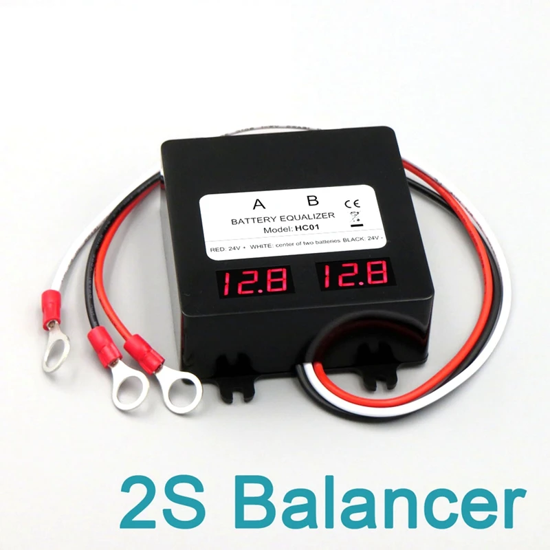 HC01 Battery Equalizer Lead Acid Batteries HA01 Voltage Balancer Lead Acid Battery Charger Regulator In Serial 2S Active Balance