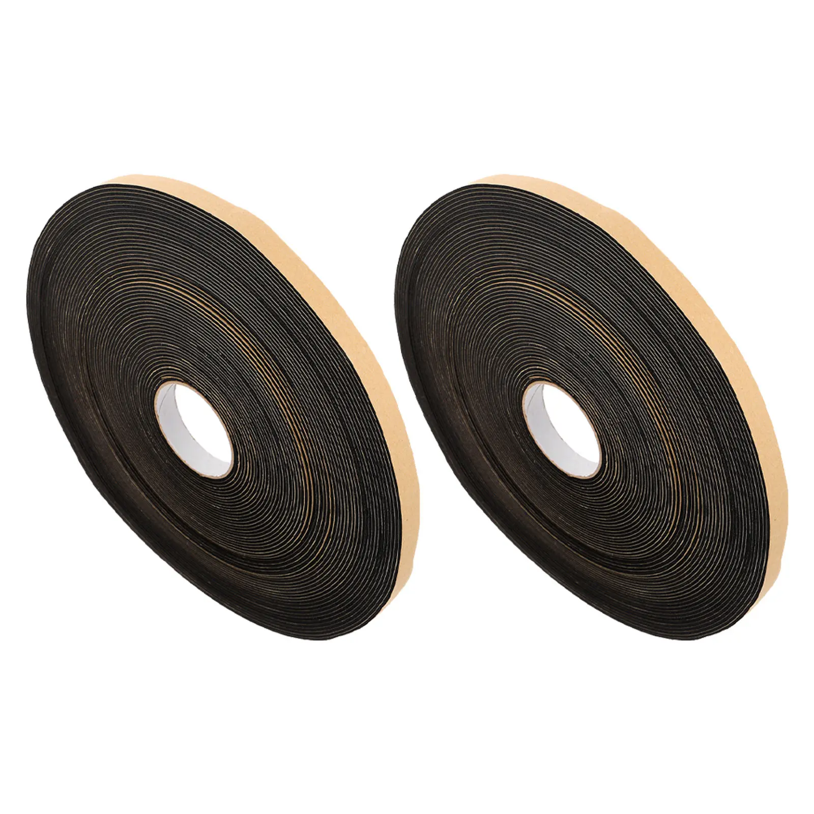 2 Rolls Car Speaker Seal Tape Acoustic Foam Seal Strip Anti-Vibration Soundproofing Tape Noise Reduction Gasket for Car Audio