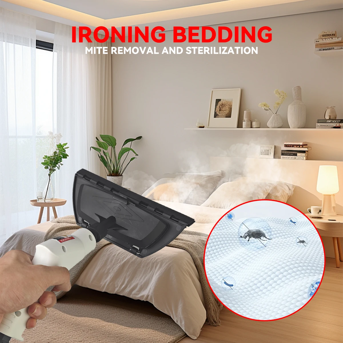 Cleaning Equipment 1600 Watts High Pressure Steam Cleaner Handheld High Temperature Professional Automotive Steam Cleaner