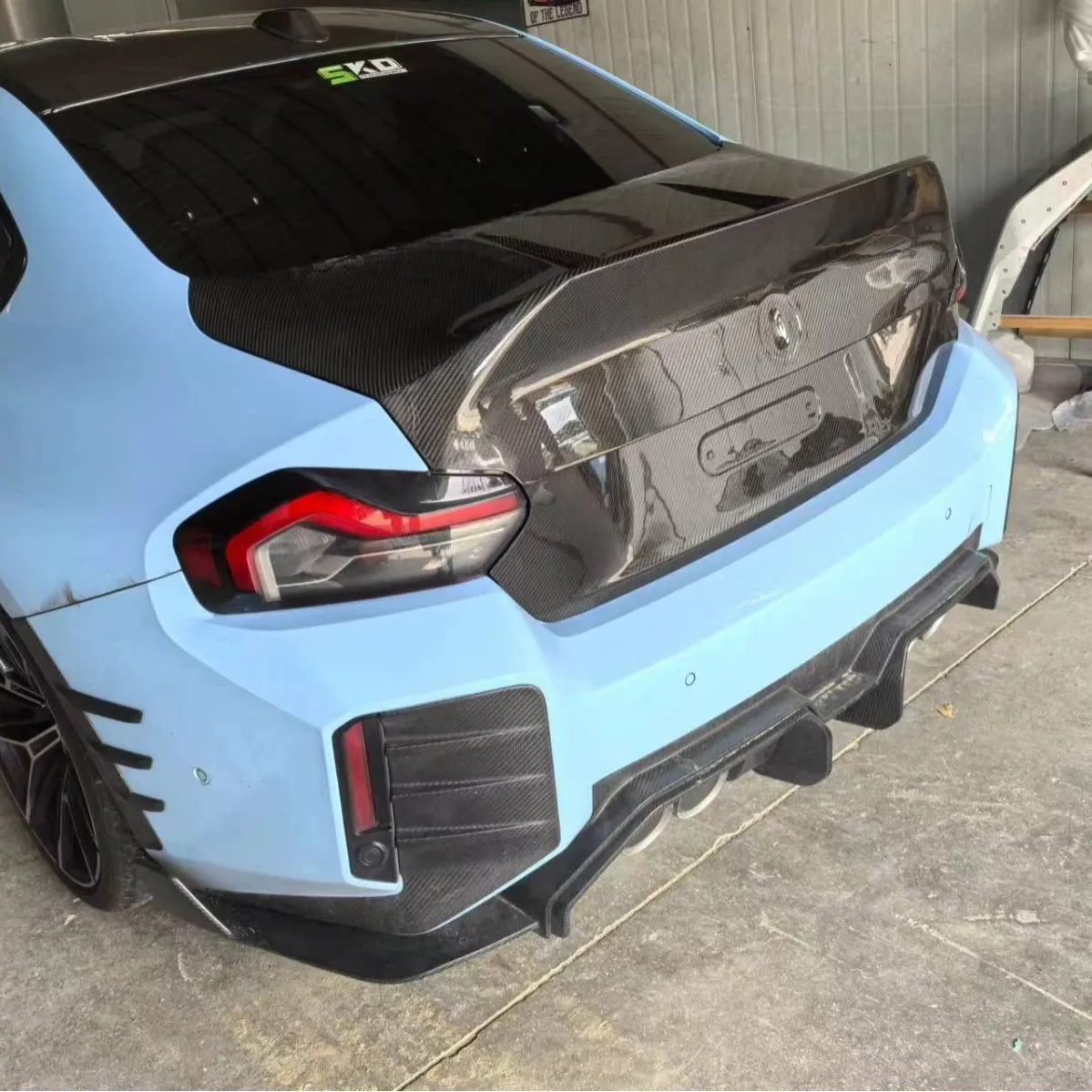

Suitable for BMW M2 G87 CSL tail cover Carbon fiber tail cover, carbon fiber trunk cover