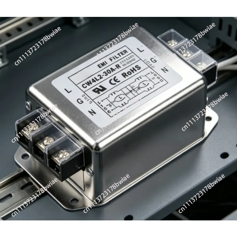 Single-phase ac power filter cw4l2-20a-r 220v terminal block 10a/20a/30a rail installation equipment power module