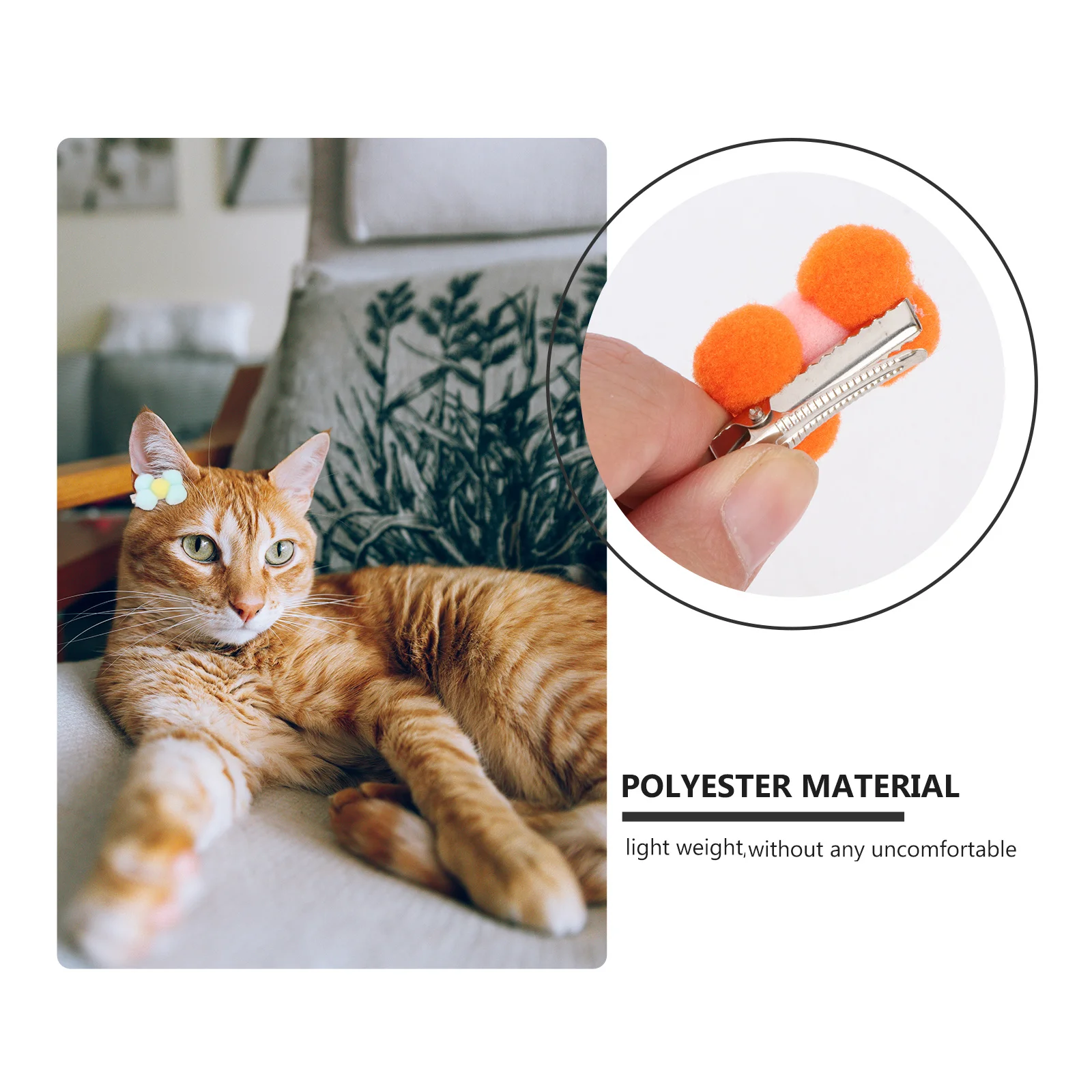 10 قطعة مقاطع الحيوانات الأليفة للكلاب الصغيرة كلب صغير فيونكات شعر جرو اكسسوارات حفلة عطلة التهيأ Bowknots الزخرفية مشبك شعر الحيوانات الأليفة