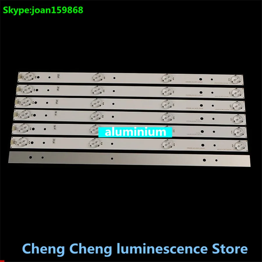 100% New 7pcs/Kit LED strips for SHA RP 43 TV LC 43N4000U LC 43N6100U LC 43N610CU HD426DF B51 SVH420AA7 4LED REV00 REV02