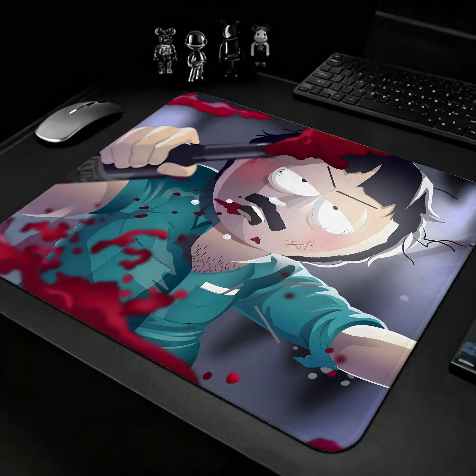 South Park Compact S/M/L Gaming Mat,Reinforced Stitched Edge,Portable Non‑Slip Pad for Laptop Office & E‑Sports Game Play