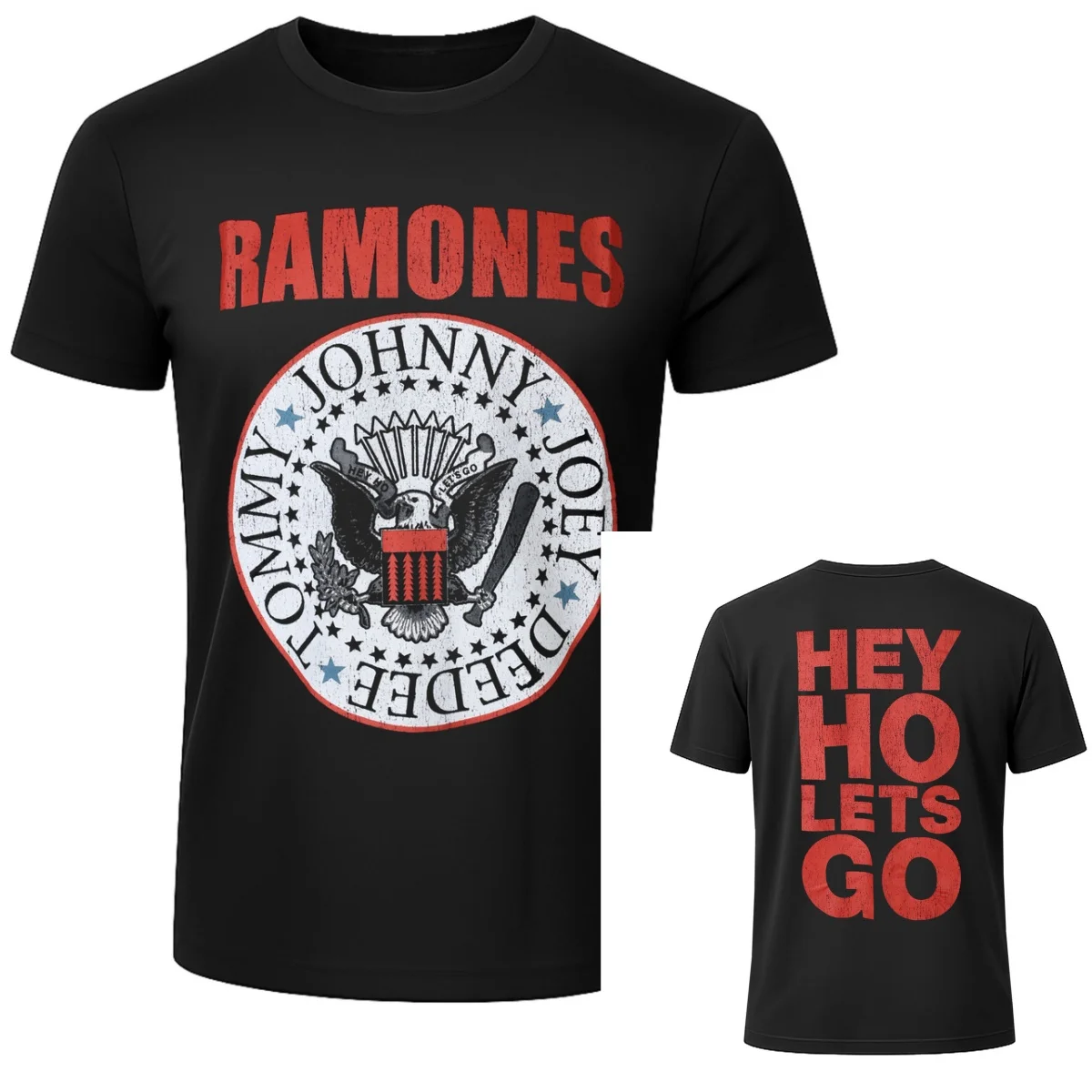Camiseta gráfica de algodón Ramones, camiseta unisex de manga corta de verano, camiseta de marca a la moda, camisetas vintage informales de lujo