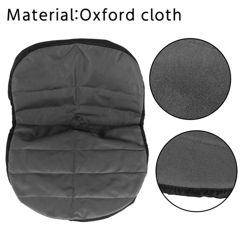 2Set Universal Riding Lawn Mower Tractor Seat Cover Padded Comfort Pad Storage Pouch Medium-A15Z