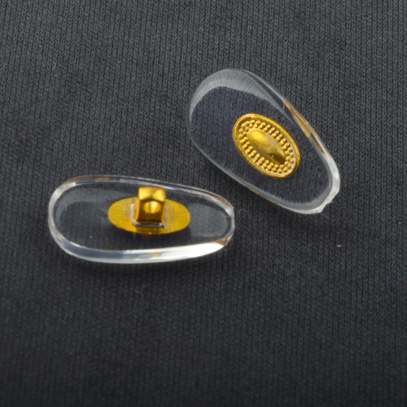 10pcs/100pcs Eyeglasses PVC Nose Pad Eyewear Screw in Nose pad  Optical Glasses Repair Accessory  안경 코받침  코패드 gafas accesorios