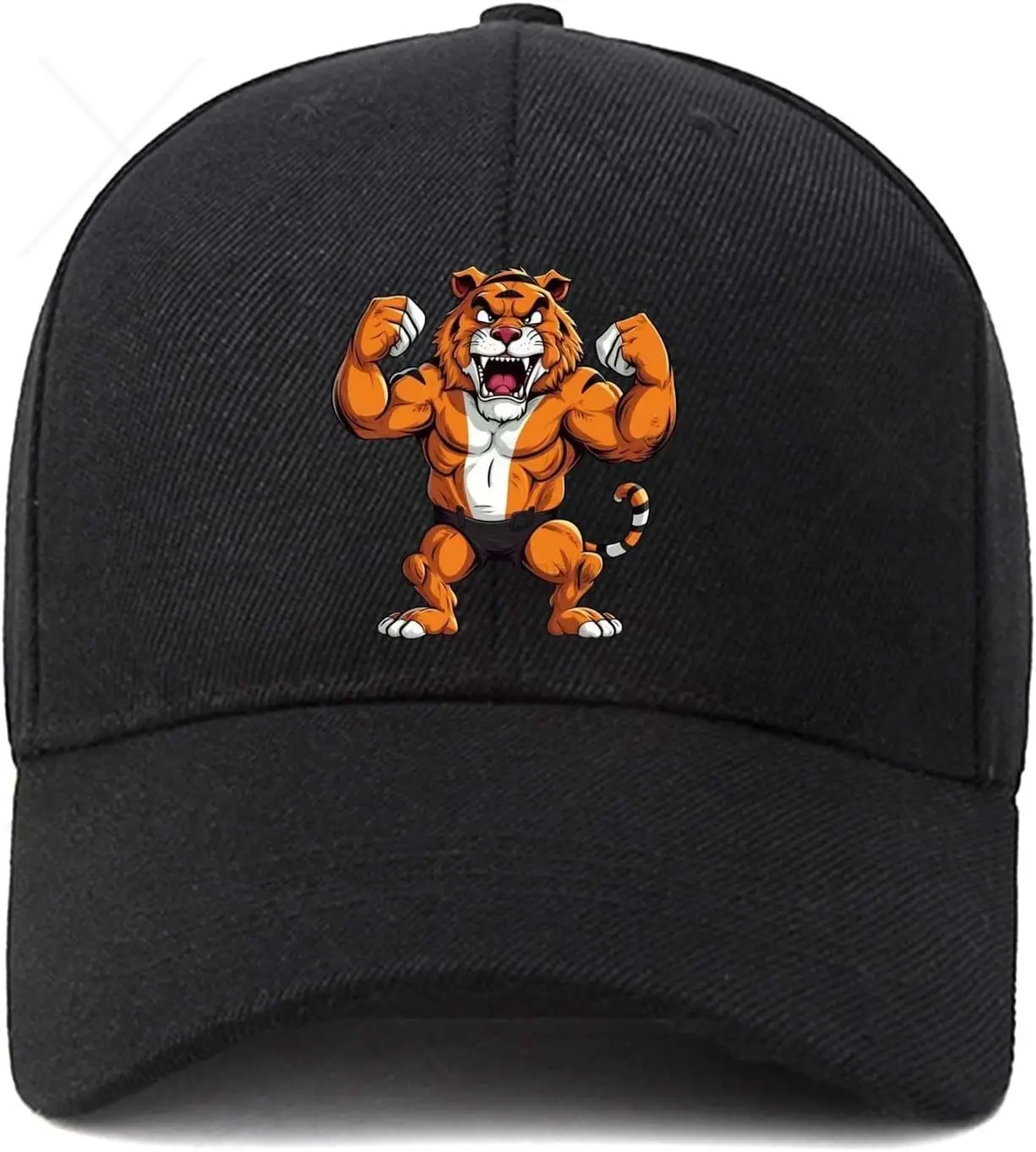 Berretto da Baseball divertente tigre del fumetto cappello da papà regolabile cappello in cotone non strutturato per berretto Snapback da uomo per adolescenti