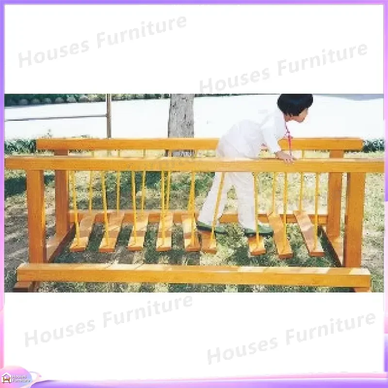 Outdoor Playground Swing Set Metal Frame Garden Park Equipment Kids Children Playset Backyard Fitness Exercise Stand Durable