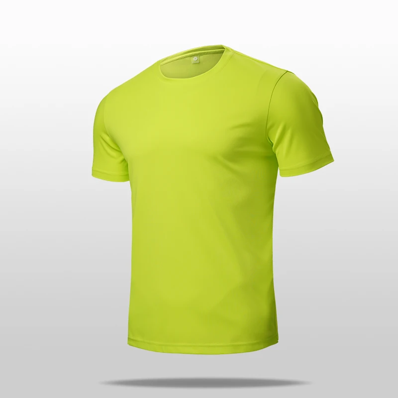 Heren/Dames Snelle Droge Gym Met Korte Mouwen En Vocht Met Ronde Hals T-Shirt Training Sport Shirt Tops Lichtgewicht