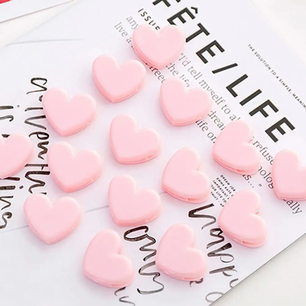 Photo Clip Non-deforming Sealing Clip Pink Eye-catching  Chic Good Spring Rebound File Clip