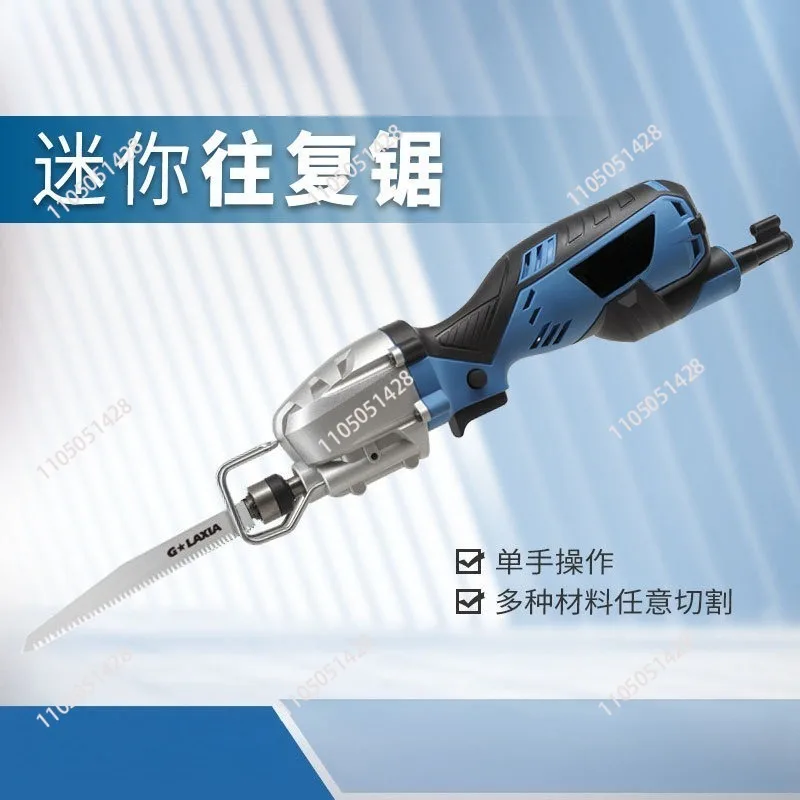 Mini Reciprocating Saw  One-Handed Woodworking Saw Logging Handheld Chainsaw Metal Cutting