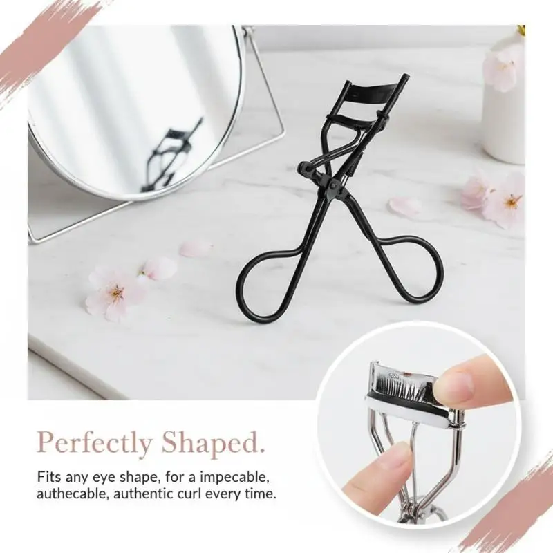 Professional Eyelash Curler Fit All Eye Shapes Spring Loaded Design Long Lasting Curls 2 Colors for All Users