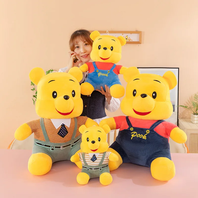 40CM Anime Character Winnie Plush Toy Toy Kawaii Polyester Fibre Filling Room Decoration Sleep Companion Pillow Festive Gift