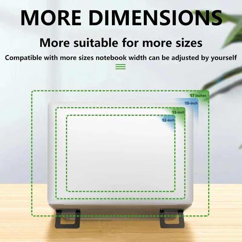 2Pcs Mini Laptop Stand Adjustable Folding Ultra-thin Portable Holder For Macbook Xiaomi Notebook Cooling Holder Keyboard Support