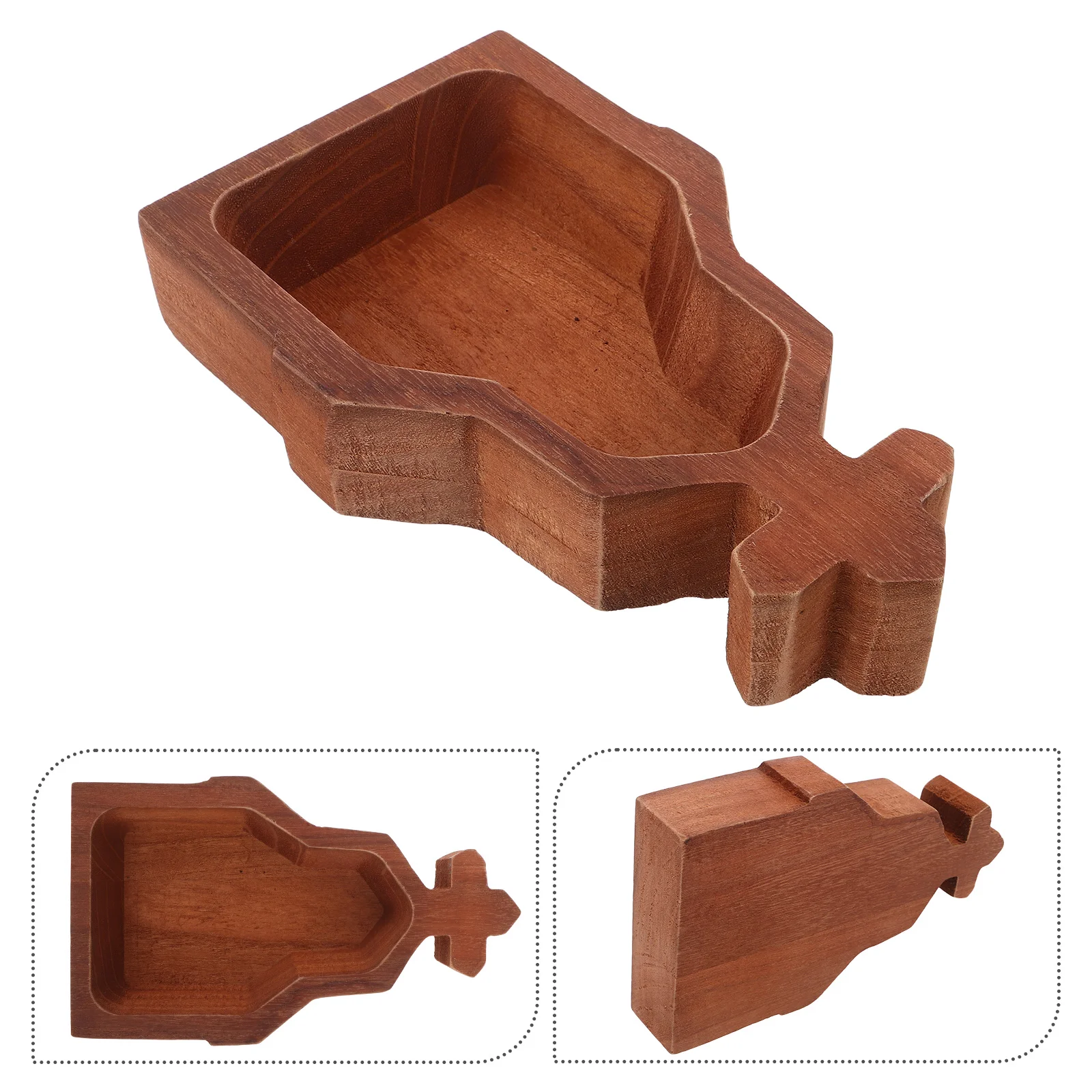 

Easter Holiday Wooden Fruit Tray 1 Piece Rustic Serving Bowl Perfect for Brunch Table Decoration Gift Presentation
