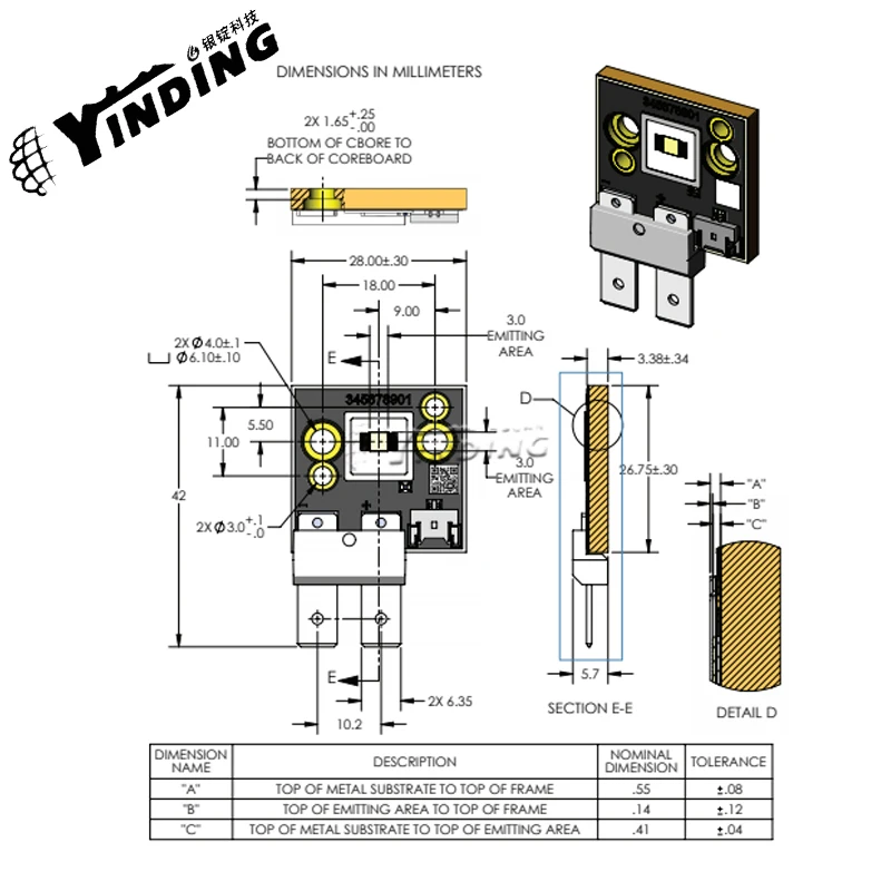 Imagem -06 - Grânulos de Led de Alta Potência para Iluminação Endoscópica Médica Luz Branca Cft-90 80w 1pc